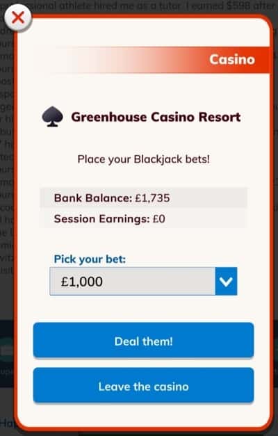 blackjack casino bitlife