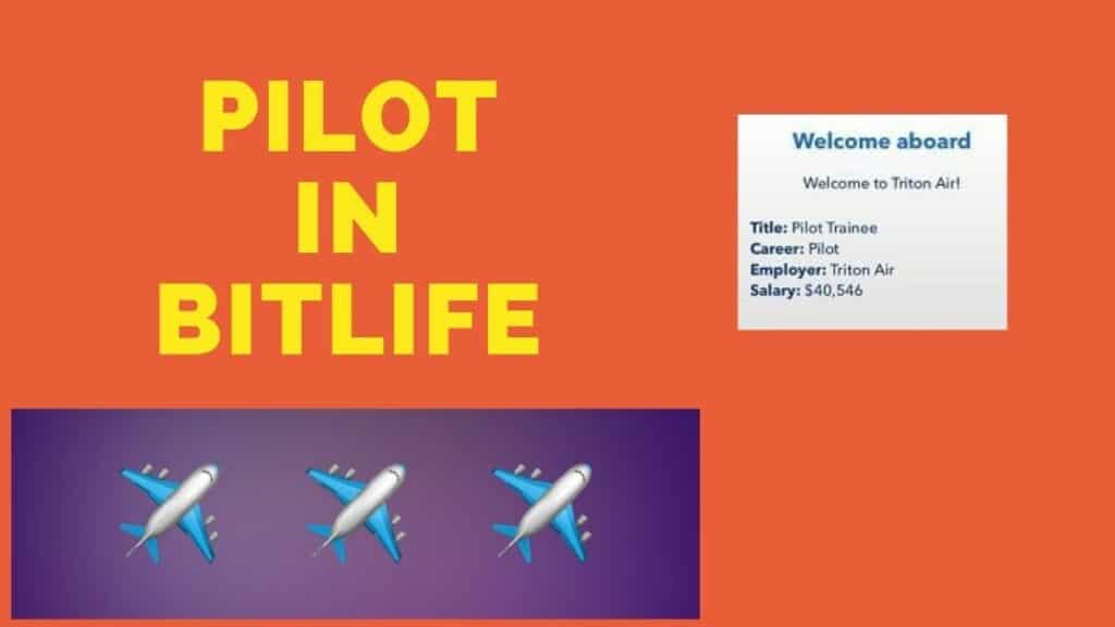 pilot trainee bitlife